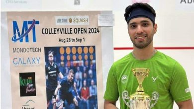 Pakistan’s Ahsan Ayaz Triumphs over India at the Colleyville Open Squash 2024