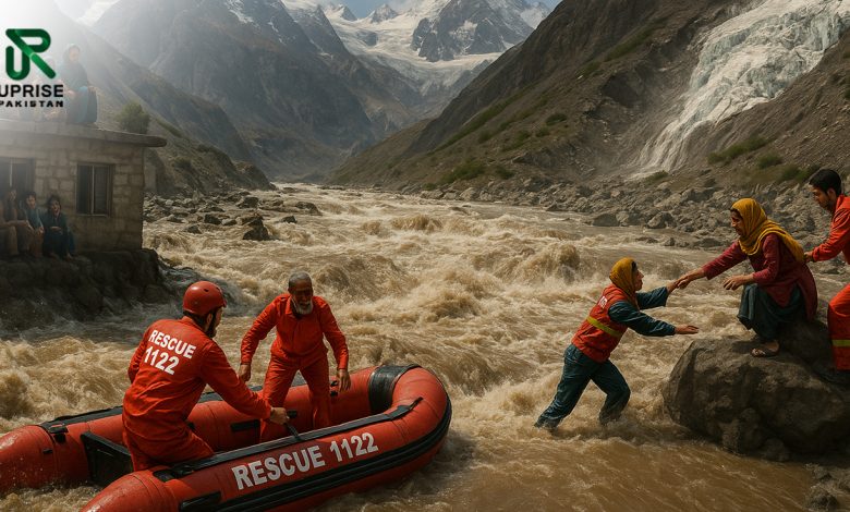 Rescue 1122 Saves 200 Lives After Glacial Burst In Gilgit-Baltistan Rescue 1122 Saves 200 Lives After Glacial Burst In Gilgit-Baltistan